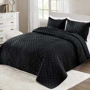 Exclusivo Mezcla Black  Queen Size Blanket for Bed, Super‎ Soft Cozy
